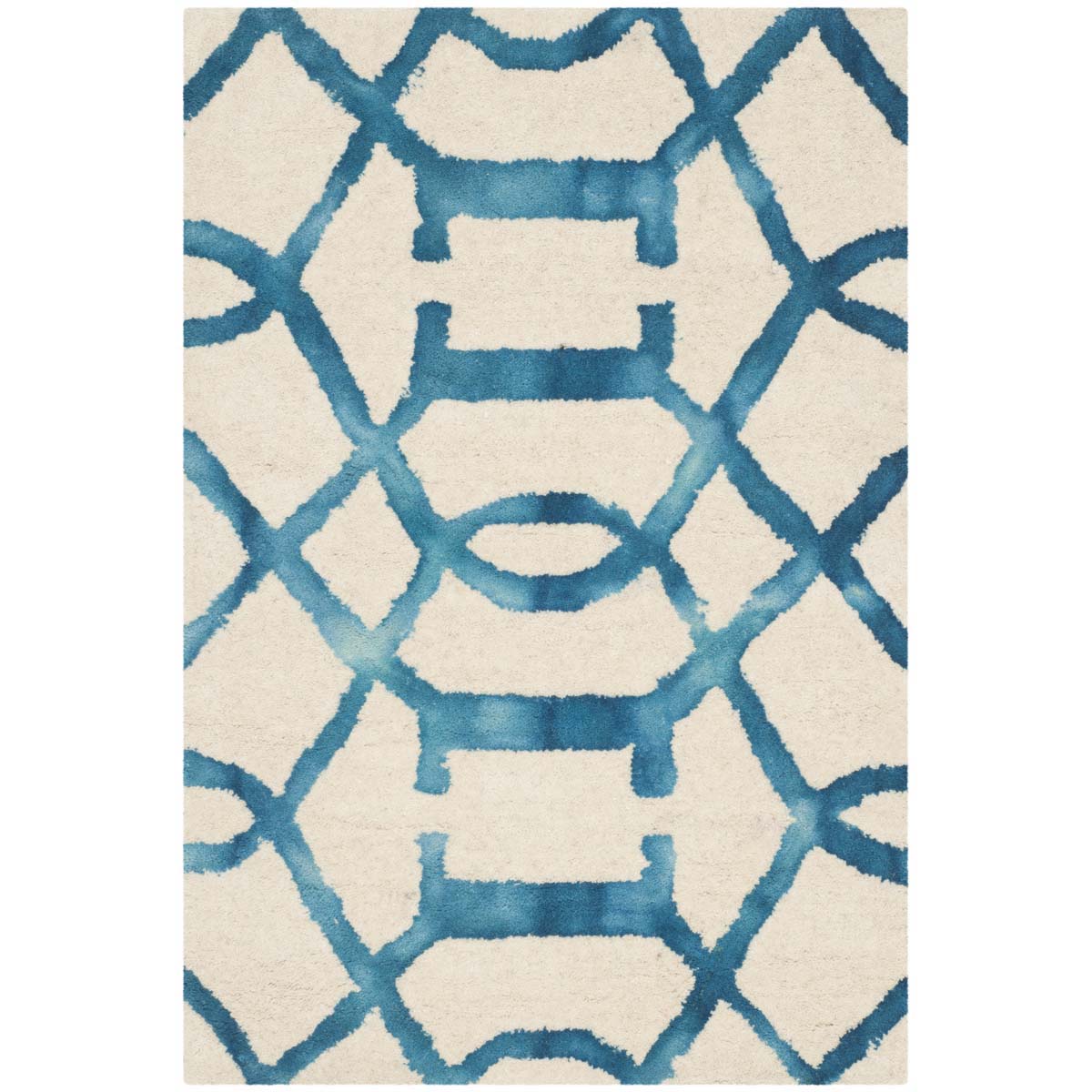 Safavieh Dip Dye 712 Rug, DDY712 - Ivory / Turquoise