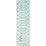 Safavieh Dip Dye 712 Rug, DDY712 - Ivory / Turquoise