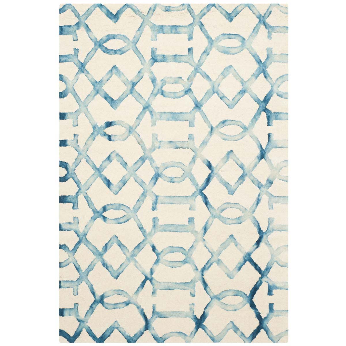 Safavieh Dip Dye 712 Rug, DDY712 - Ivory / Turquoise