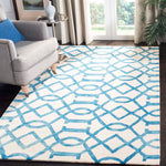 Safavieh Dip Dye 712 Rug, DDY712 - Ivory / Turquoise