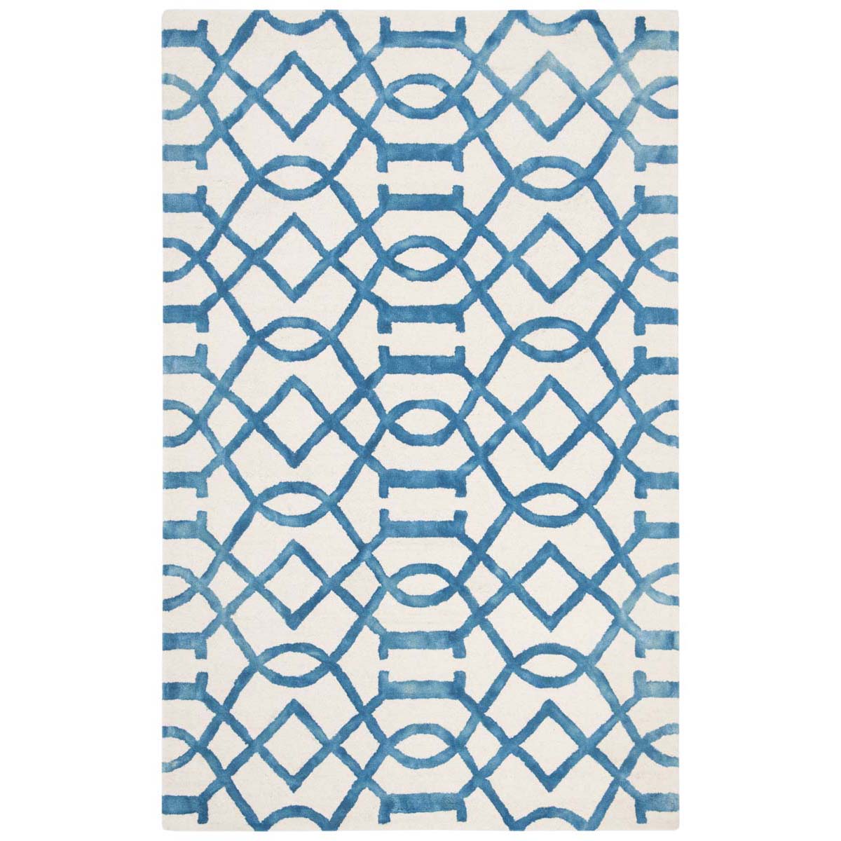 Safavieh Dip Dye 712 Rug, DDY712 - Ivory / Turquoise