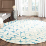 Safavieh Dip Dye 712 Rug, DDY712 - Ivory / Turquoise