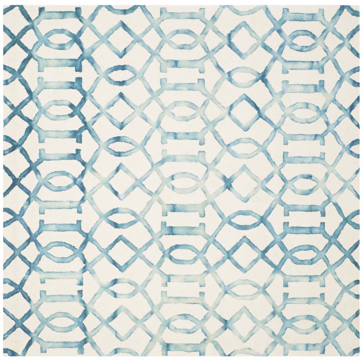 Safavieh Dip Dye 712 Rug, DDY712 - Ivory / Turquoise