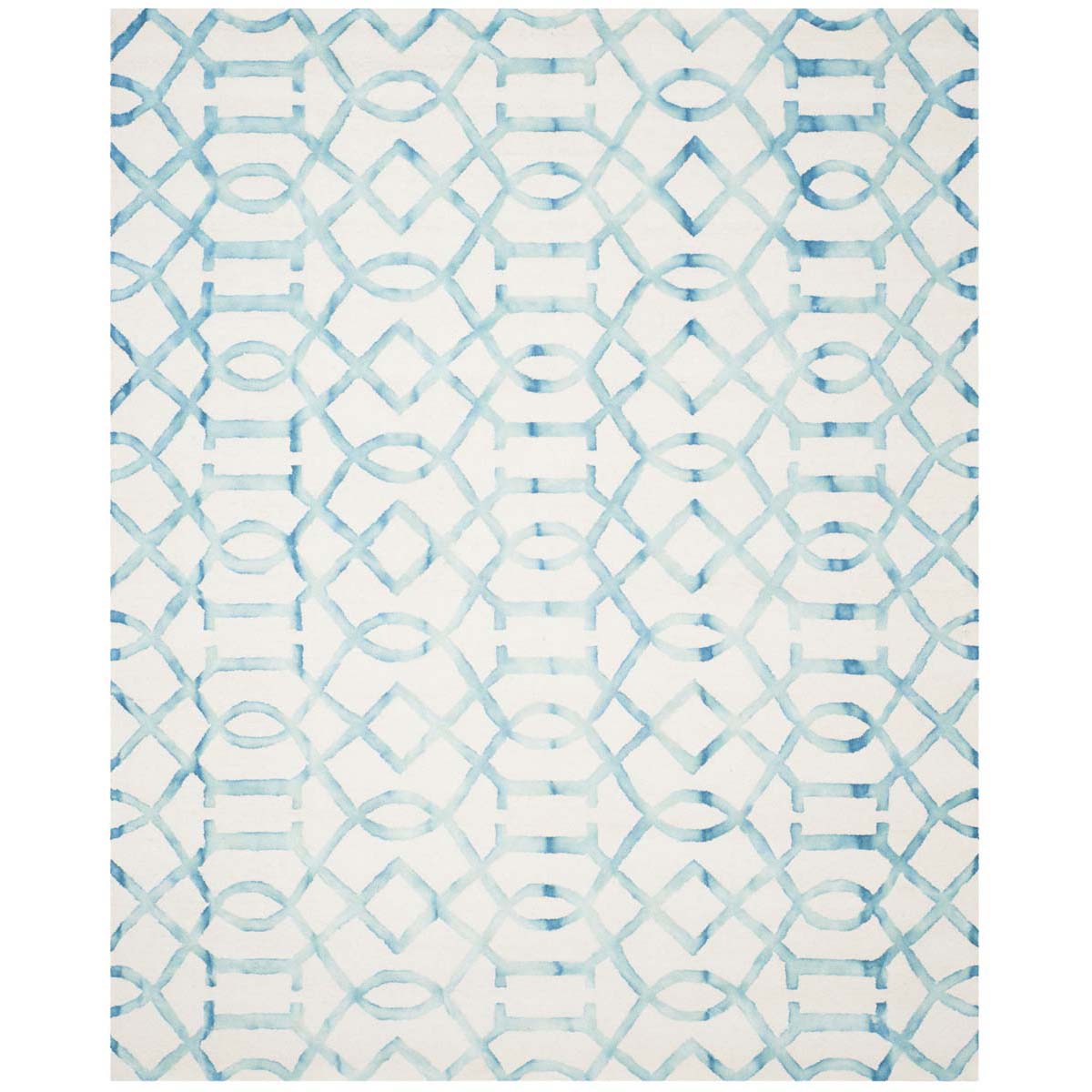 Safavieh Dip Dye 712 Rug, DDY712 - Ivory / Turquoise