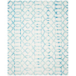 Safavieh Dip Dye 712 Rug, DDY712 - Ivory / Turquoise