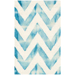 Safavieh Dip Dye 715 Rug, DDY715 - Ivory / Turquoise