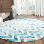 Safavieh Dip Dye 715 Rug, DDY715 - Ivory / Turquoise