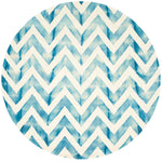 Safavieh Dip Dye 715 Rug, DDY715 - Ivory / Turquoise