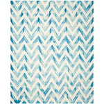 Safavieh Dip Dye 715 Rug, DDY715 - Ivory / Turquoise