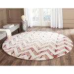 Safavieh Dip Dye 715 Rug, DDY715 - Ivory / Maroon