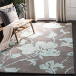 Safavieh Dip Dye 716 Rug, DDY716 - Grey / Turquoise