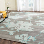 Safavieh Dip Dye 716 Rug, DDY716 - Grey / Turquoise