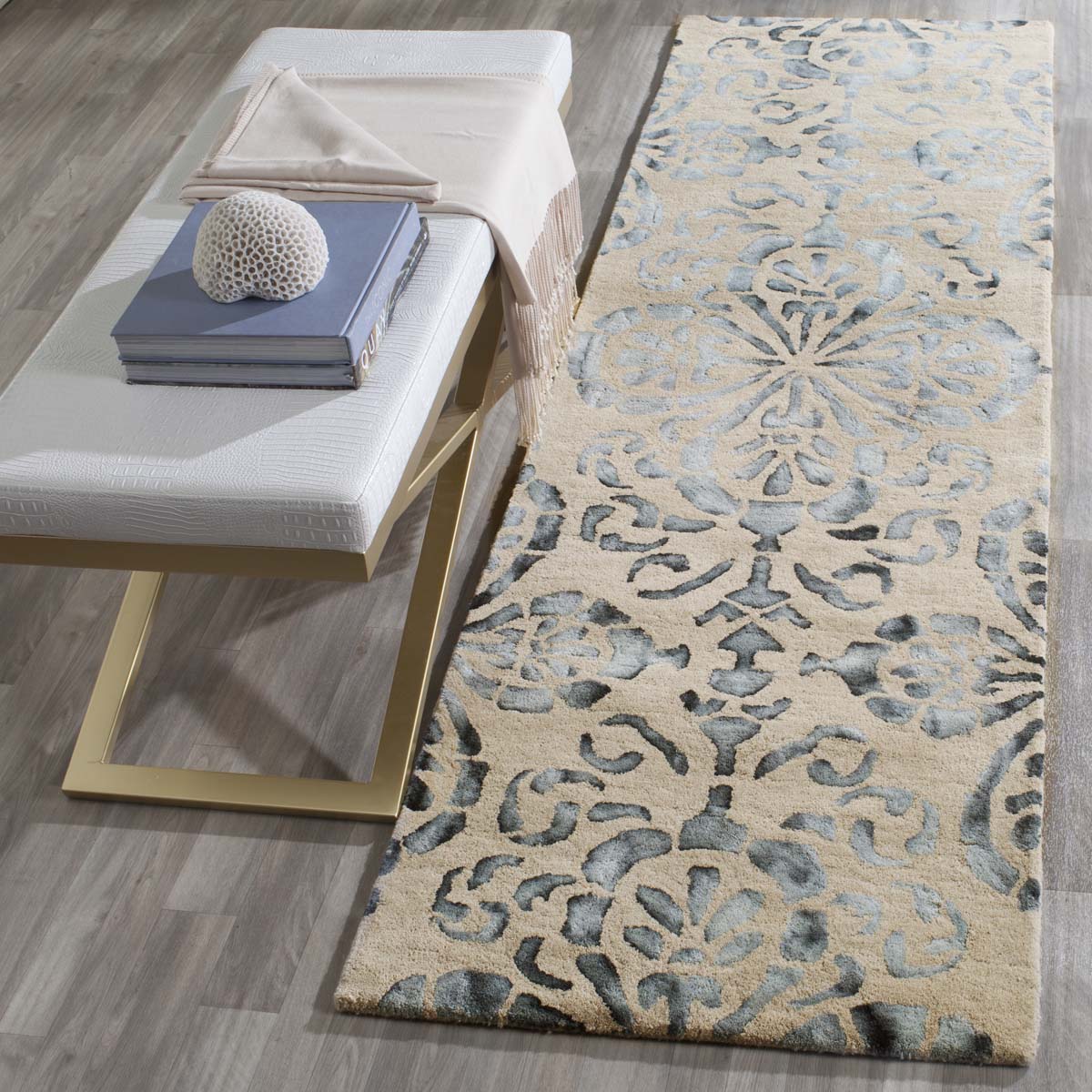 Safavieh Dip Dye 719 Rug, DDY719 - Camel / Grey