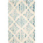 Safavieh Dip Dye 720 Rug, DDY720 - Ivory / Light Blue