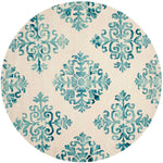 Safavieh Dip Dye 720 Rug, DDY720 - Ivory / Light Blue