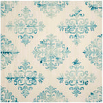 Safavieh Dip Dye 720 Rug, DDY720 - Ivory / Light Blue