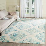 Safavieh Dip Dye 720 Rug, DDY720 - Ivory / Light Blue