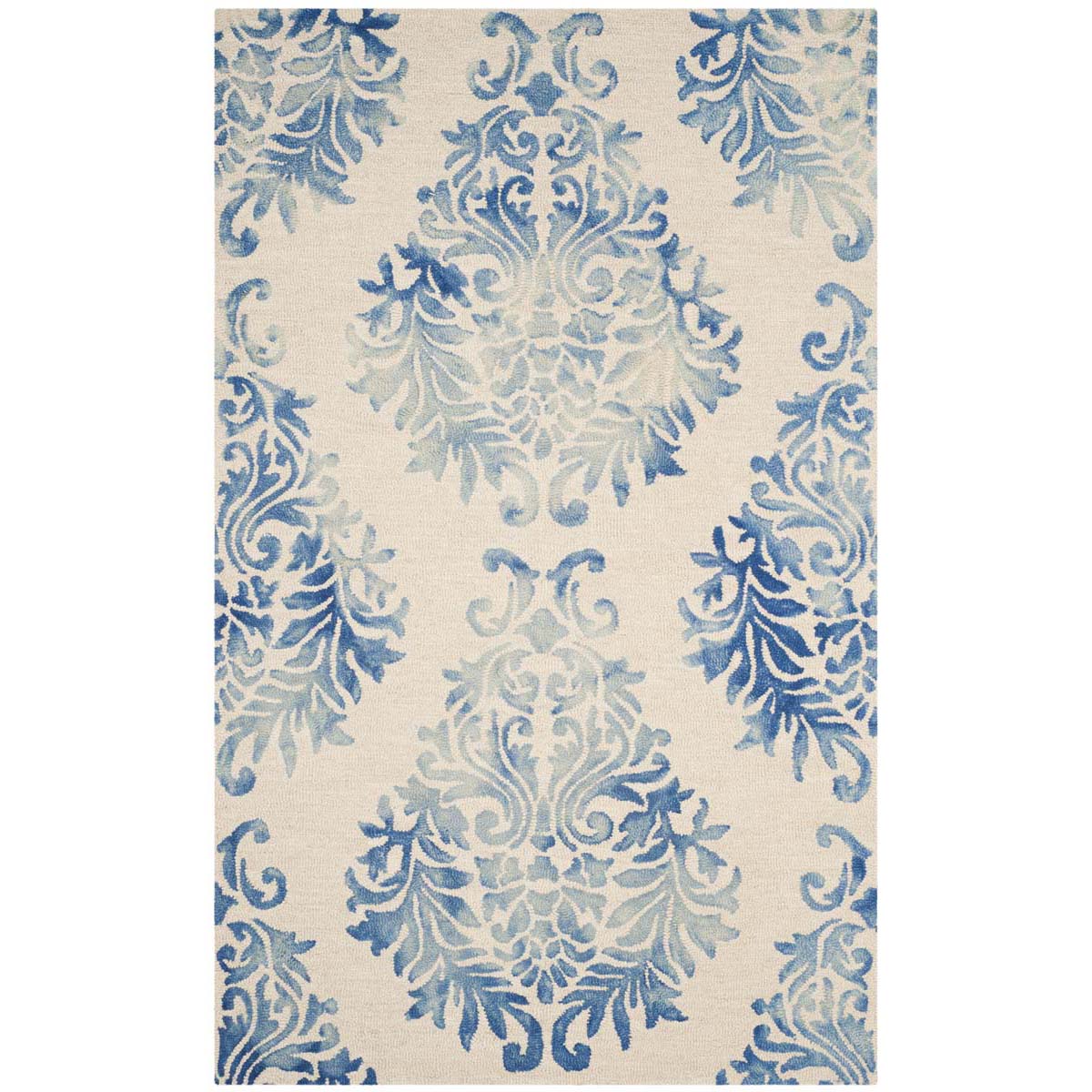 Safavieh Dip Dye 780 Rug, DDY780 - Ivory / Blue