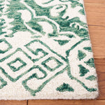 Safavieh Dip Dye 901 Rug, DDY901 - Dark Green / Ivory