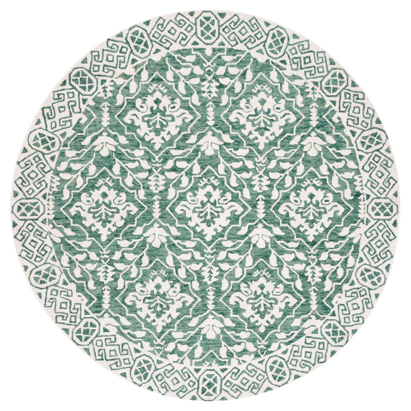 Safavieh Dip Dye 901 Rug, DDY901 - Dark Green / Ivory