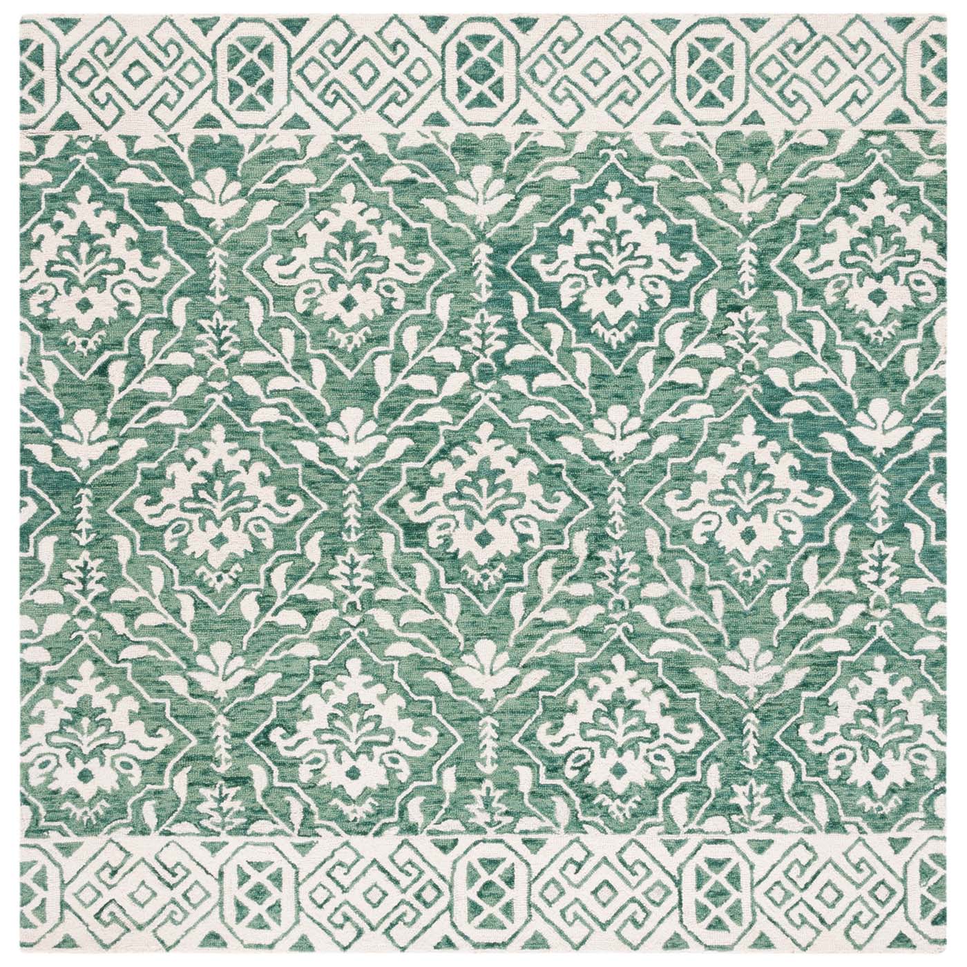 Safavieh Dip Dye 901 Rug, DDY901 - Dark Green / Ivory