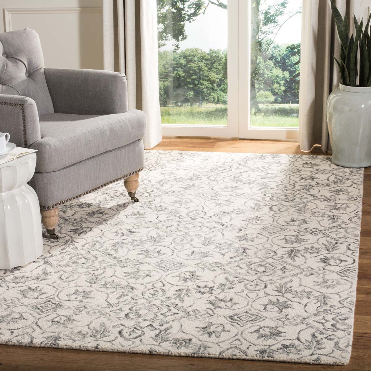 Safavieh Dip Dye 902 Rug, DDY902 - Grey / Ivory