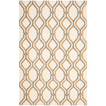 Safavieh Dhurries 104 Rug, DHU104 - Ivory / Black