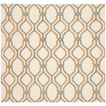 Safavieh Dhurries 104 Rug, DHU104 - Ivory / Black