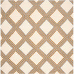 Safavieh Dhurries 109 Rug, DHU109 - Ivory / Gold