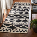 Safavieh Dhurries 110 Rug, DHU110 - Black / Ivory