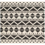 Safavieh Dhurries 110 Rug, DHU110 - Black / Ivory