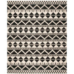 Safavieh Dhurries 110 Rug, DHU110 - Black / Ivory