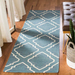 Safavieh Dhurries 112 Rug, DHU112 - Blue / Ivory