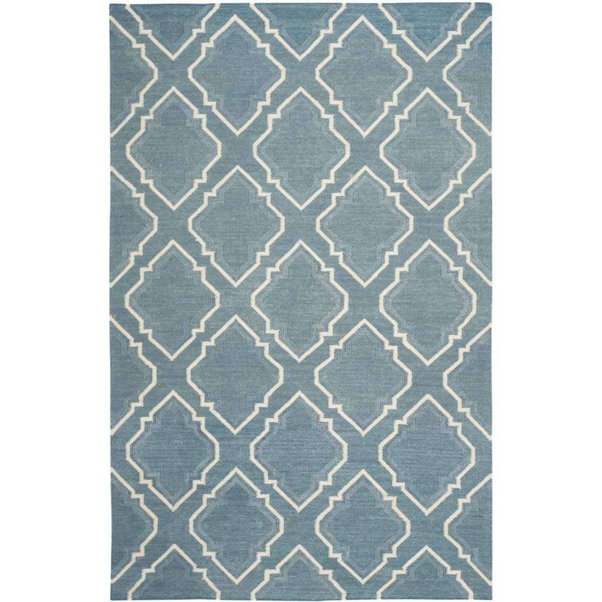 Safavieh Dhurries 112 Rug, DHU112 - Blue / Ivory