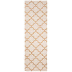 Safavieh Dhurries 117 Rug, DHU117 - Ivory / Gold