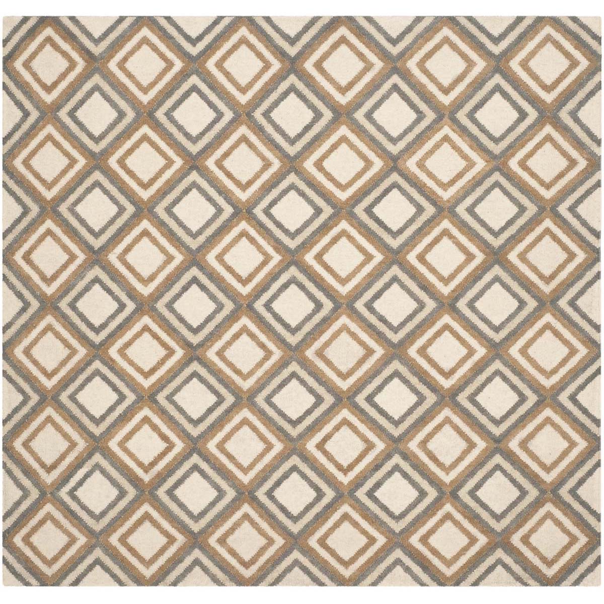 Safavieh Dhurries 119 Rug, DHU119 - Ivory / Multi