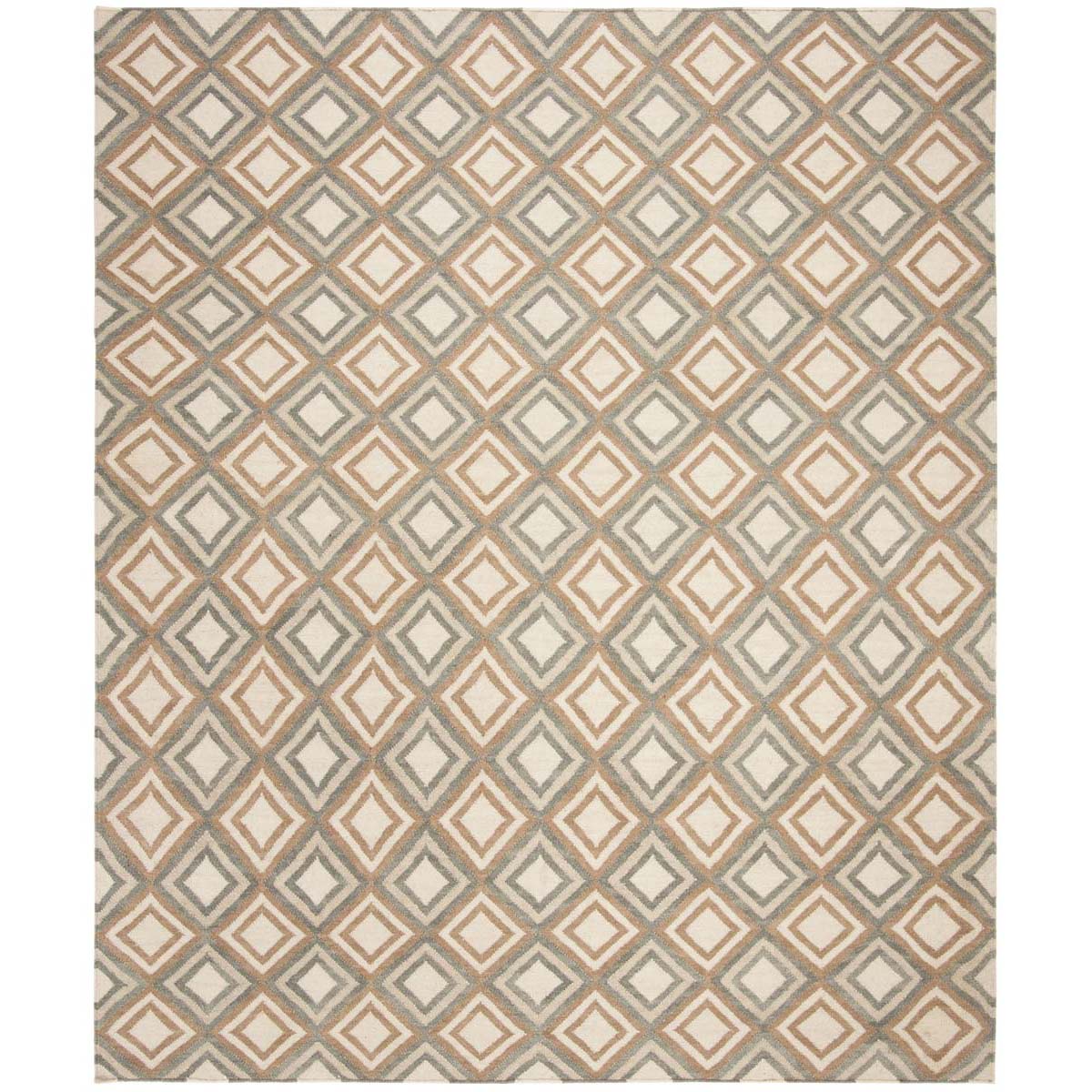 Safavieh Dhurries 119 Rug, DHU119 - Ivory / Multi