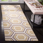 Safavieh Dhurries 202 Rug, DHU202 - Ivory / Yellow