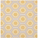 Safavieh Dhurries 202 Rug, DHU202 - Ivory / Yellow