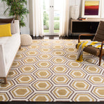 Safavieh Dhurries 202 Rug, DHU202 - Ivory / Yellow