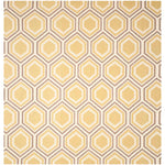 Safavieh Dhurries 202 Rug, DHU202 - Ivory / Yellow