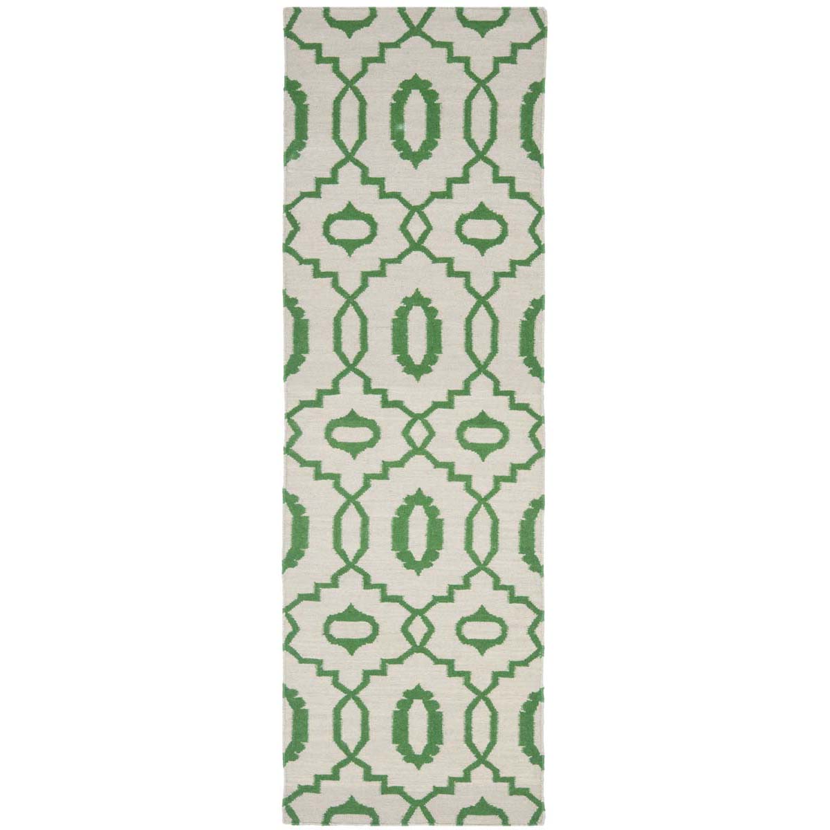 Safavieh Dhurries 205 Rug, DHU205 - Ivory / Green