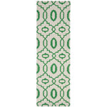 Safavieh Dhurries 205 Rug, DHU205 - Ivory / Green