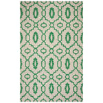 Safavieh Dhurries 205 Rug, DHU205 - Ivory / Green