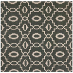 Safavieh Dhurries 205 Rug, DHU205 - Charcoal / Ivory