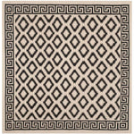 Safavieh Dhurries 411 Rug, DHU411 - Ivory / Black