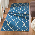 Safavieh Dhurries 415 Rug, DHU415 - Dark Blue