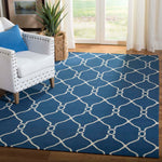 Safavieh Dhurries 415 Rug, DHU415 - Dark Blue