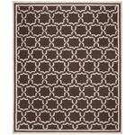 Safavieh Dhurries 545 Rug, DHU545 - Chocolate / Ivory