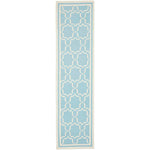 Safavieh Dhurries 545 Rug, DHU545 - Light Blue / Ivory